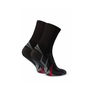 Steven Sport 022 297 černé Chlapecké ponožky, 35/37, Mix