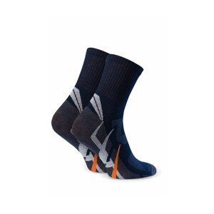 Steven Sport 022 296 tmavě modré Chlapecké ponožky, 35/37, Mix