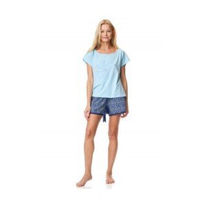 Key LNS 997 A23 Dámské pyžamo, XL, světle modrá-modrá