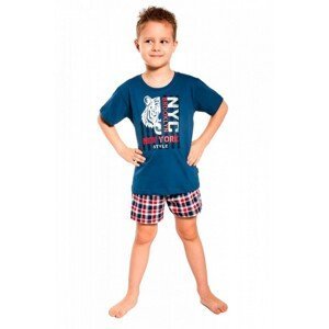 Cornette Kids Boy 281/108 Tiger 98-128 Chlapecké pyžamo, 110-116, jeans