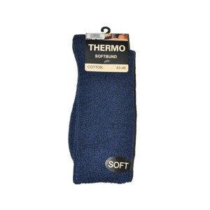 WiK 23402 Thermo Softbund Pánské ponožky, 43-46, hnědá melanž