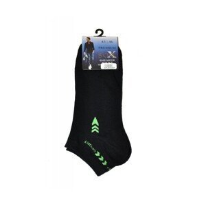 WiK 16418 Premium Sneaker Socks Kotníkové ponožky, 43-46, černá
