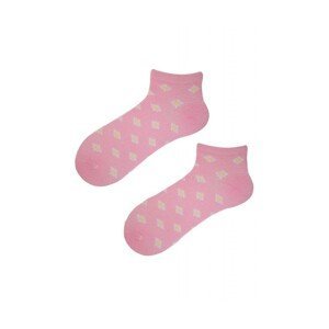 Noviti Sedmikráska ST 020 W 03 růžové Dámské kotníkové ponožky, 39/42, růžová