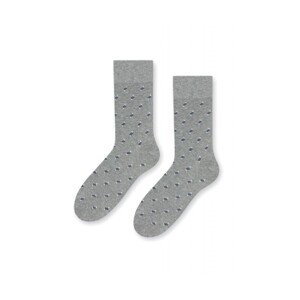 Steven 056 211 vzor šedé Pánské ponožky, 39/41, šedá