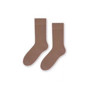 Steven 056 086 hnědé Oblékové ponožky, 42/44, hnědá