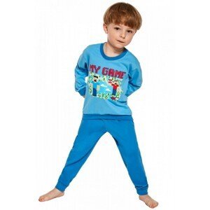 Cornette Kids Boy 477/147 My Game Chlapecké pyžamo, 122-128, modrá