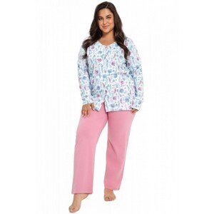 Taro Valencia 3009 Z24 Dámské pyžamo plus size, XXL, světle modrá