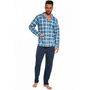 Cornette 114/63 Pánské pyžamo plus size, 4XL, modrá