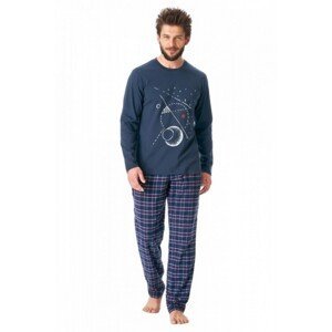 Key MNS 616 B23 Pánské pyžamo, XL, modrá-kratka