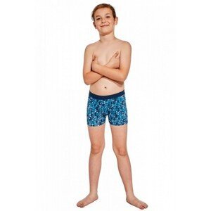 Cornette Young Boy 700/131 Geometri 134-164 Chlapecké boxerky, 134-140, jeans