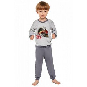 Cornette Kids Boy 478/145 Train 86-128 Chlapecké pyžamo, 110-116, šedá
