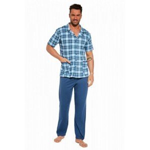 Cornette 318/48 dl/r Pánské pyžamo, S, modrá