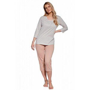 Cornette 767/359 Nadia Dámské pyžamo plus size, 4XL, ecru