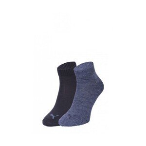 Puma 883295 Quarter A'2 Kotníkové ponožky, 35-38, grey melange-anthtacite