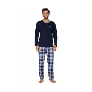 Regina 446 2XL Pánské pyžamo, XXL, modrá