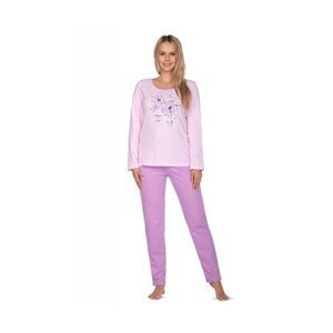 Regina 647 Dámské pyžamo plus size, XXL, růžová