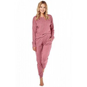 Taro Davina 3026 Frotte Z24 Dámské pyžamo, XL, růžová pudrový