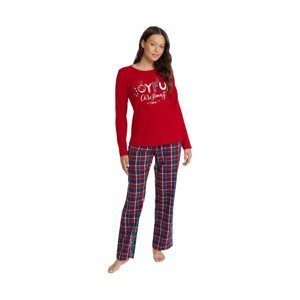 Henderson Ladies Glance 40938 Dámské pyžamo, 2XL, červená