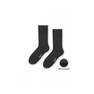 Steven art.130 polofroté Merino Wool Pánské ponožky, 41-43, grafitový melanž