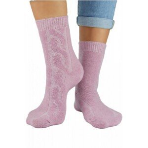 Noviti SW002 s vlnou Dámské ponožky, 39-42, růžová pudrový