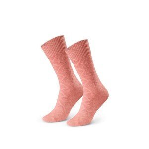 Steven art.093 vzor vlněné Dámské ponožky, 35-37, růžová tmavá
