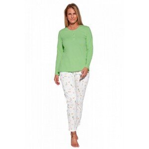 Cornette 771/371 Debbie Dámské pyžamo, XL, zielony-ecri