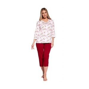 Cornette Adele 481/360 Dámské pyžamo, L, růžová
