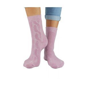 Noviti SW 002 W 04 pudrově růžové Dámské ponožky, 39/42, růžová