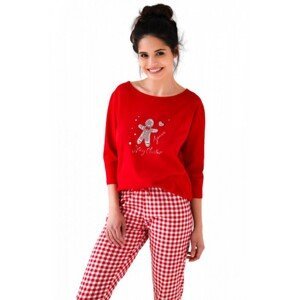 Sensis Christmas Cookie Dámské pyžamo, S, červená