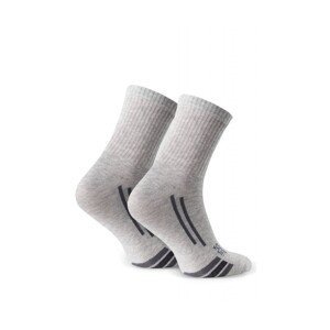 Steven Sport 022 310 světle šedé Chlapecké ponožky, 35/37, šedá