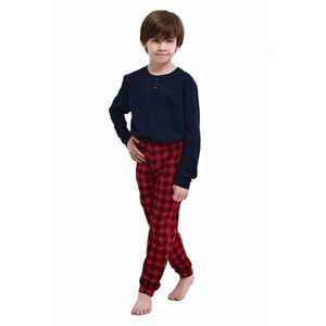 Sensis Louie Kids Boy 110-128 Chlapecké pyžamo, 122-128, modrá