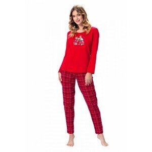 M-Max Alina 1388 Dámské pyžamo, L, červená