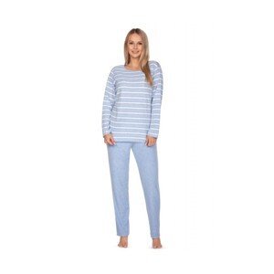 Regina 648 modré Dámské pyžamo, XL, modrá