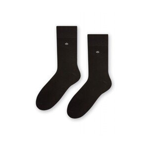 Steven 056 099 černé Pánské oblékové ponožky, 39/41, černá