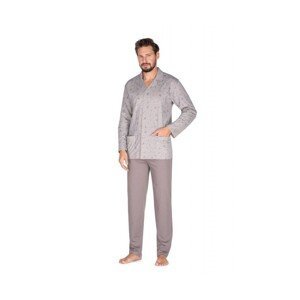 Regina 444 béžové Pánské pyžamo, M, béžová