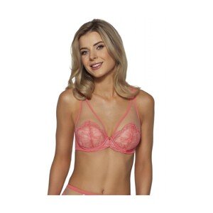 Ava Perlash 2073 Coral Podprsenka push-up, 70C, koralová