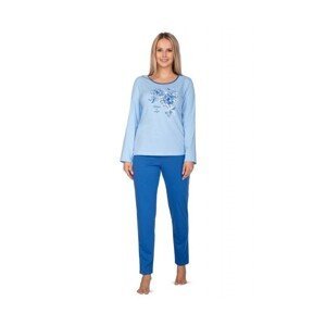 Regina 647 modré plus Dámské pyžamo, 2XL, modrá