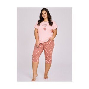 Taro Franki 3158 2XL-XL L24 Dámské pyžamo, XXL, růžová světlý