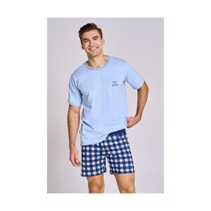 Taro Owen 3181 L24 Pánské pyžamo, XL, modrá