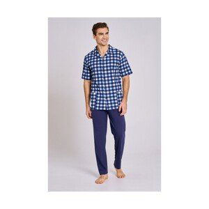 Taro Sammuel 3183 L24 Pánské pyžamo, M, modrá