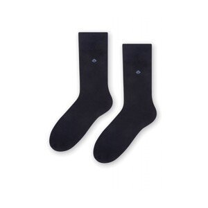 Steven 056 098 tmavě modré Pánské oblékové ponožky, 39/41, modrá