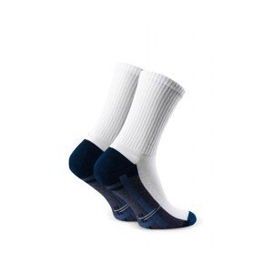Steven Frotta 047 104 bílé Pánské ponožky, 41/43, Mix