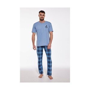 Cornette 134/165 Canyon 2 Pánské pyžamo, L, světlý modrá