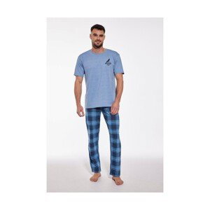 Cornette 134/165 Canyon 2 Pánské pyžamo, M, světlý modrá