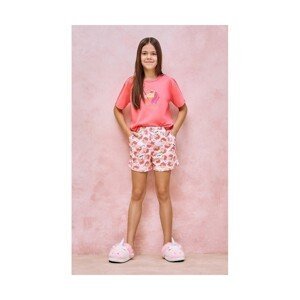 Taro Mila 3175 146-158 L24 Dívčí pyžamo, 152, koralová
