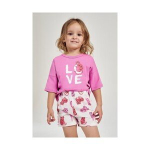 Taro Annabel 3142 92-116 L24 Dívčí pyžamo, 116, růžová