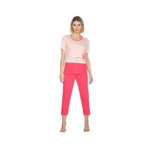 Regina 663 růžové Dámské pyžamo, XL, růžová