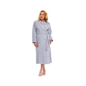 Doctor nap SWA 1078 grey melange plus Dámský župan, 2XL, šedá