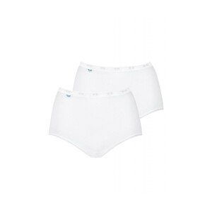 Sloggi Basic Maxi 2-pak bílé Kalhotky, M, bílá