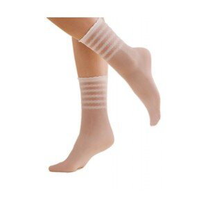 Gabriella 1200 Lora bianco uni Dámské ponožky, one size, Bianco